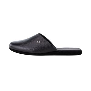 Pantufla montero negro mh mocs