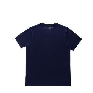 Camiseta mhonograma azul oscuro Tierra Arriba