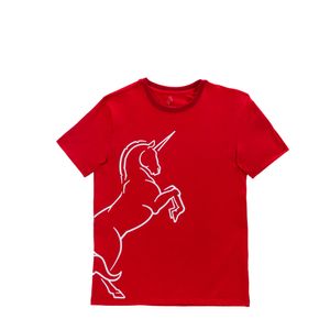 Camiseta unicornio rojo cayena Tierra Arriba