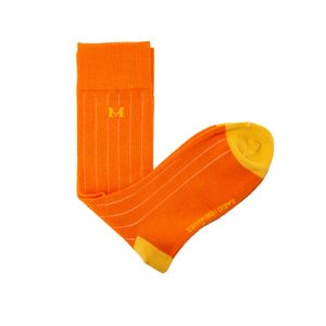 Medias acanaladas naranja mh sock