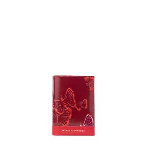 Porta pasaporte sencillo cayena mariposas