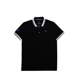Camiseta polo capitanejo negro Tierra Arriba