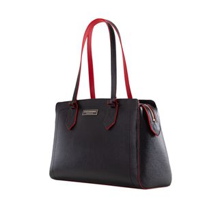 Bolso de mano miranda nero rosso Alegra