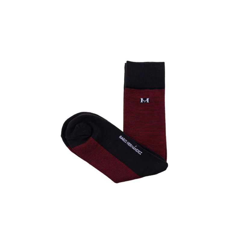 medias-rayas-nero-rosso-largas-mh-socks_2