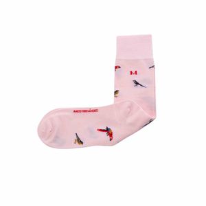 Medias aves extrafina rosado MH Socks